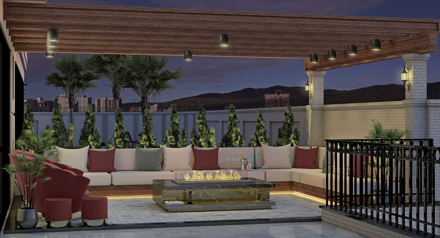 Area de lazer 1 do Belle Èpoque Residence em Porto Belo SC