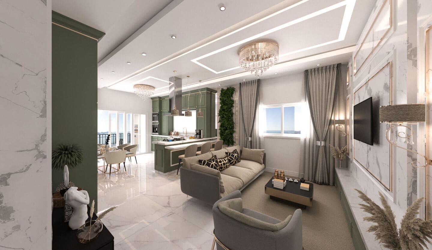 Render 2 do Belle Èpoque Residence em Porto Belo SC