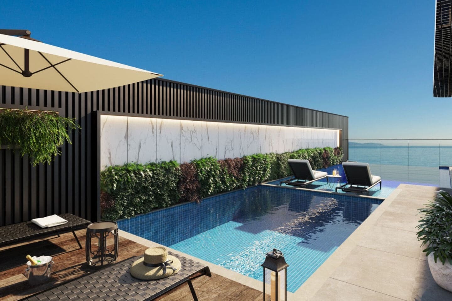 Area de lazer 1 do Bilbao House em Porto Belo SC
