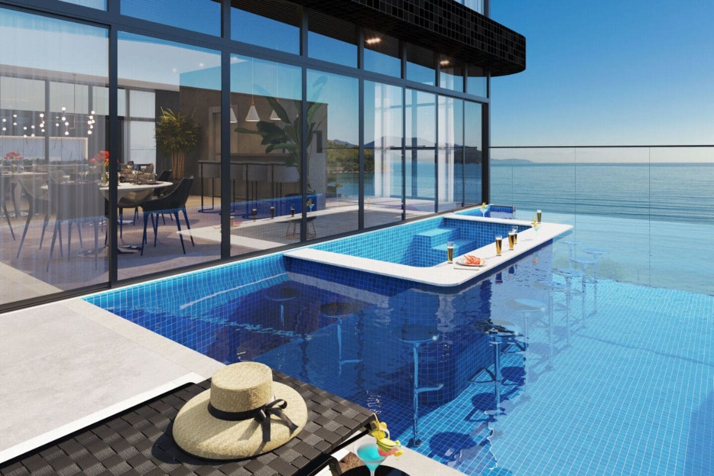 Render 1 do Bilbao House em Porto Belo SC