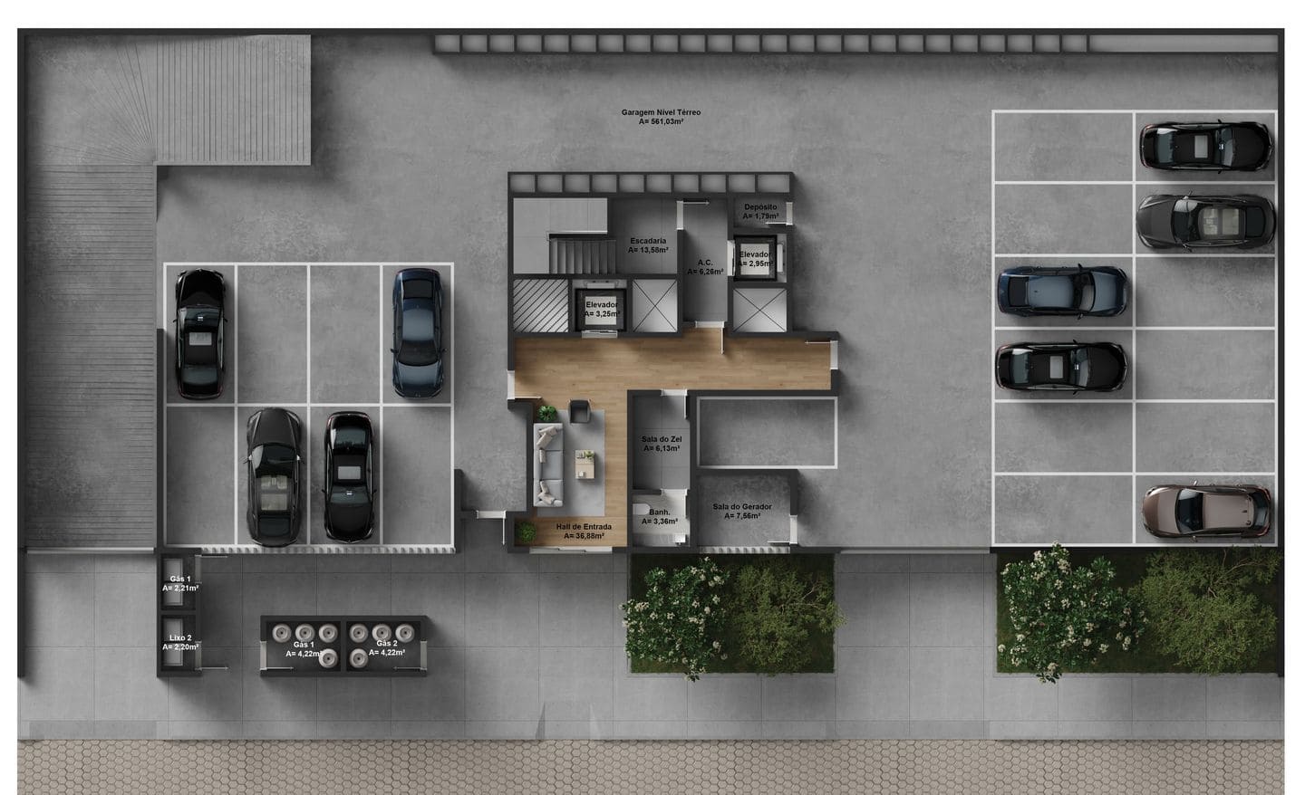 Planta 10 do Bris Residence em Porto Belo SC