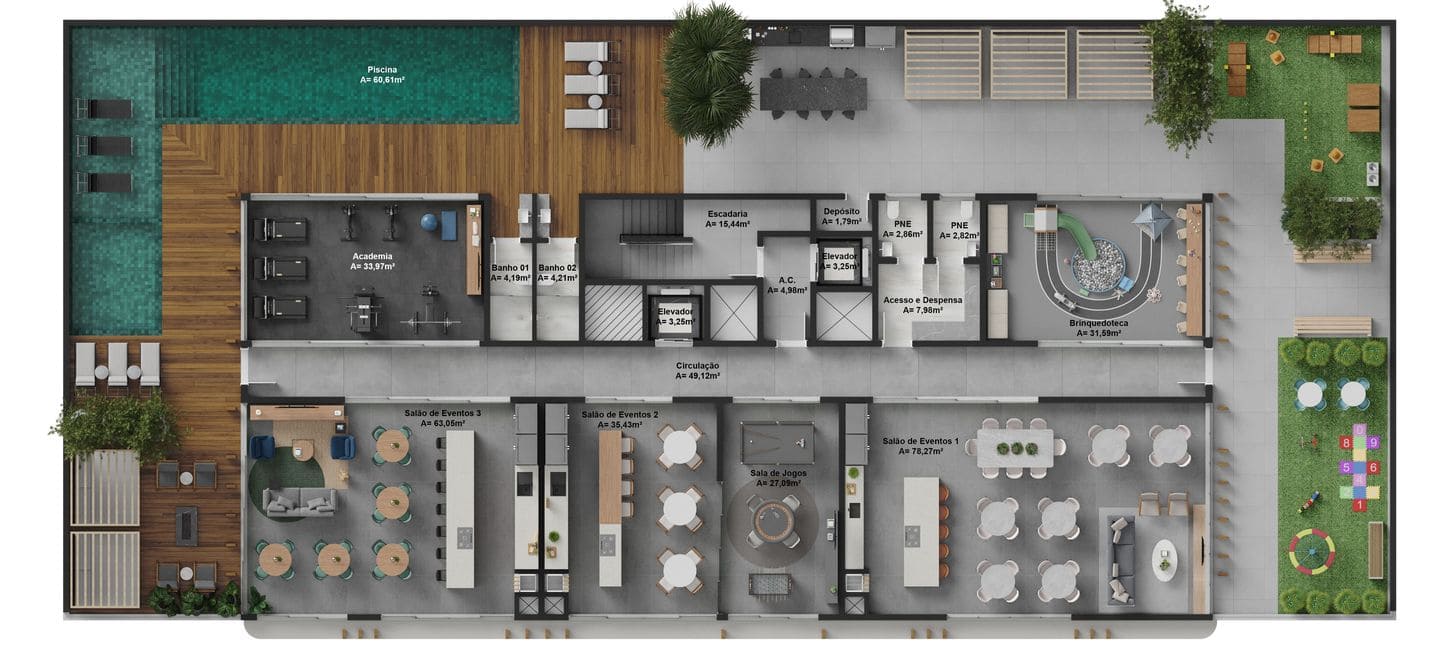 Planta 11 do Bris Residence em Porto Belo SC