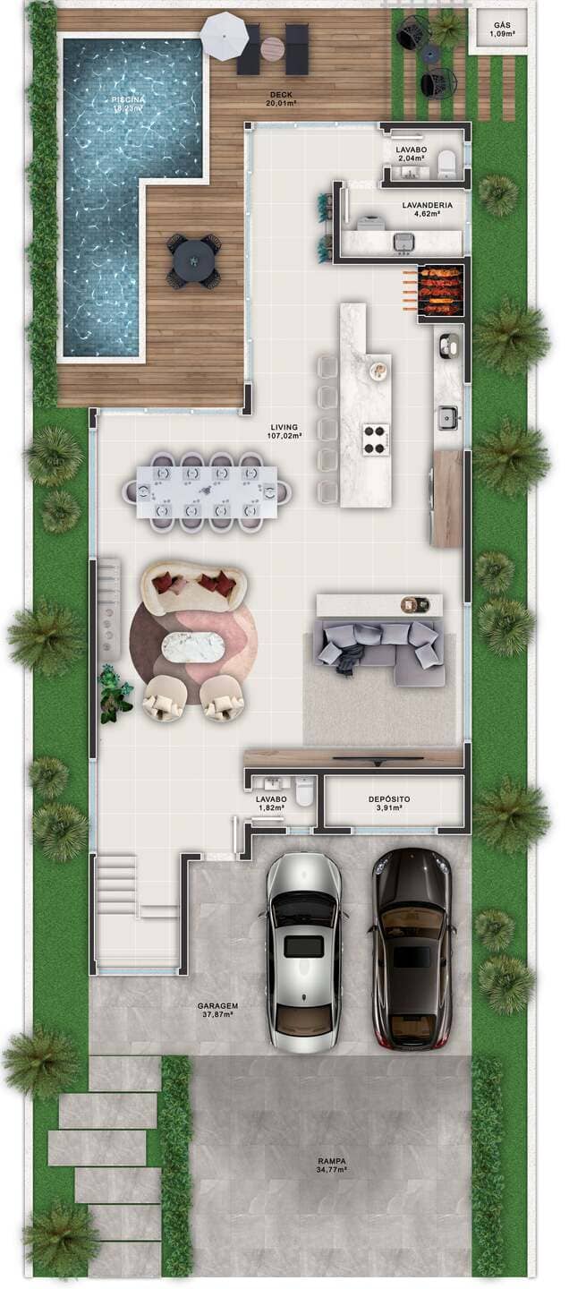 Planta 2 do Casa Itália em Porto Belo SC
