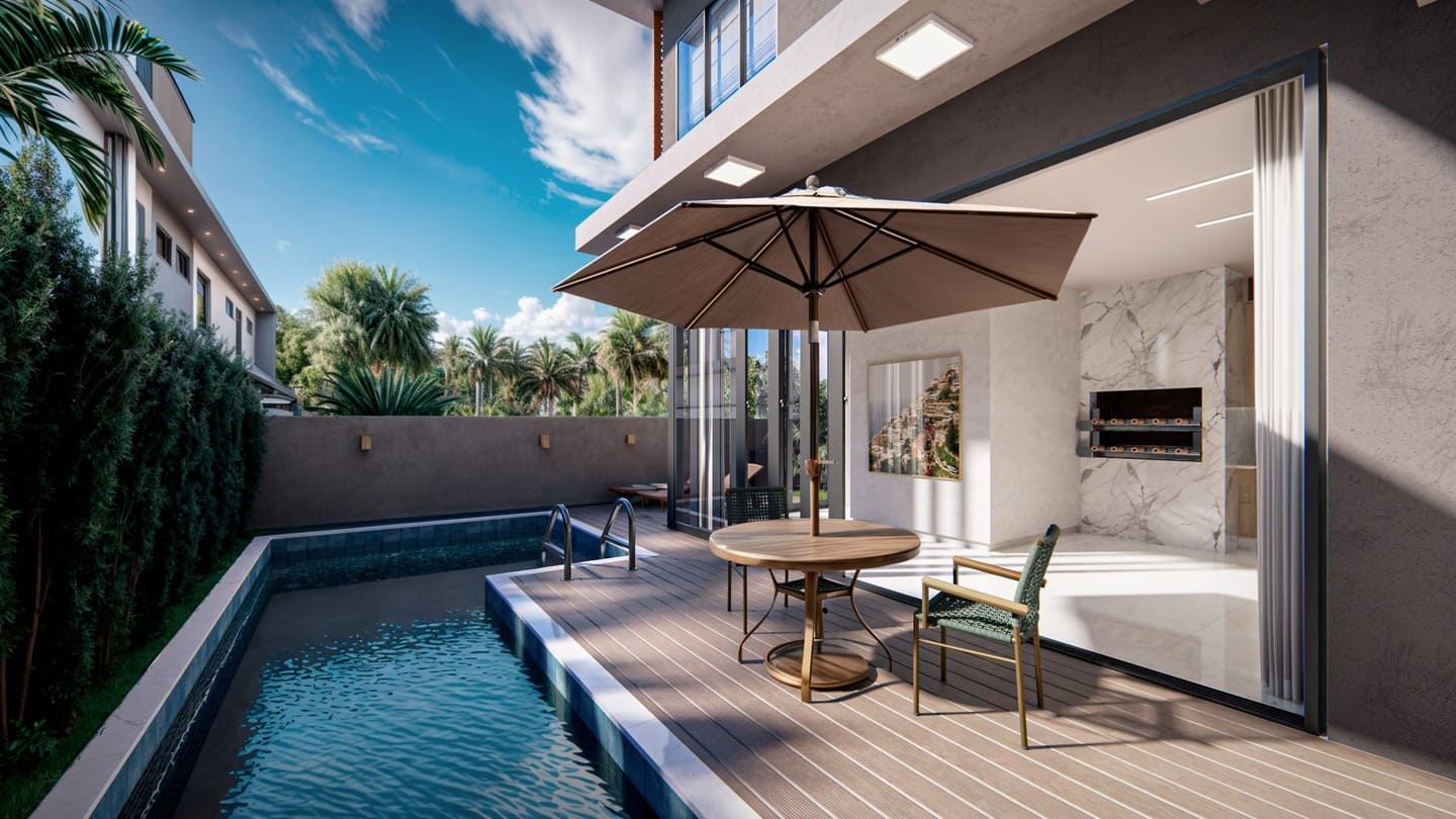 Render 1 do Casa Itália em Porto Belo SC