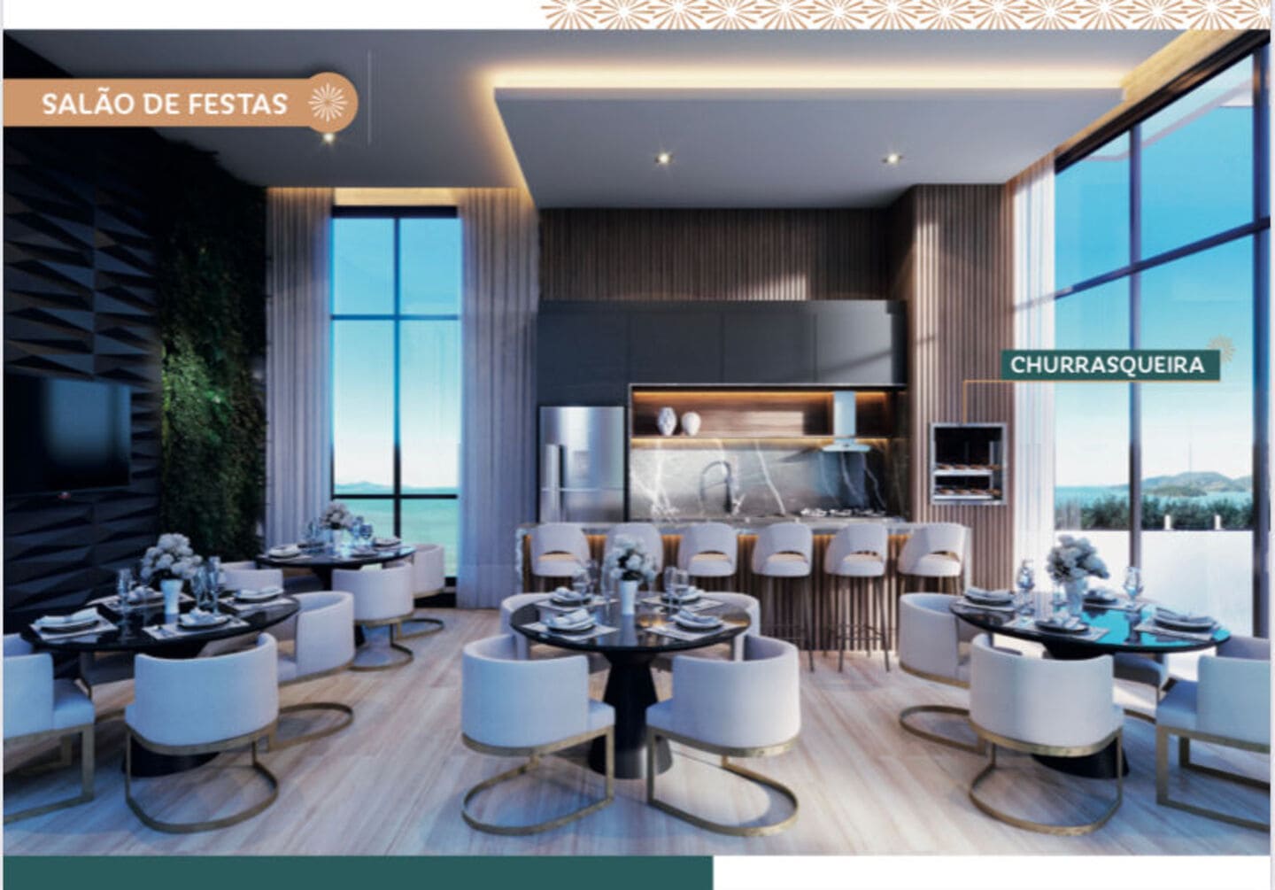 Area de lazer 2 do Celebrare Residence em Porto Belo SC
