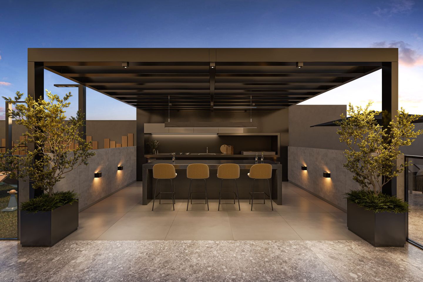 Area de lazer 7 do Celeno Residence em Porto Belo SC