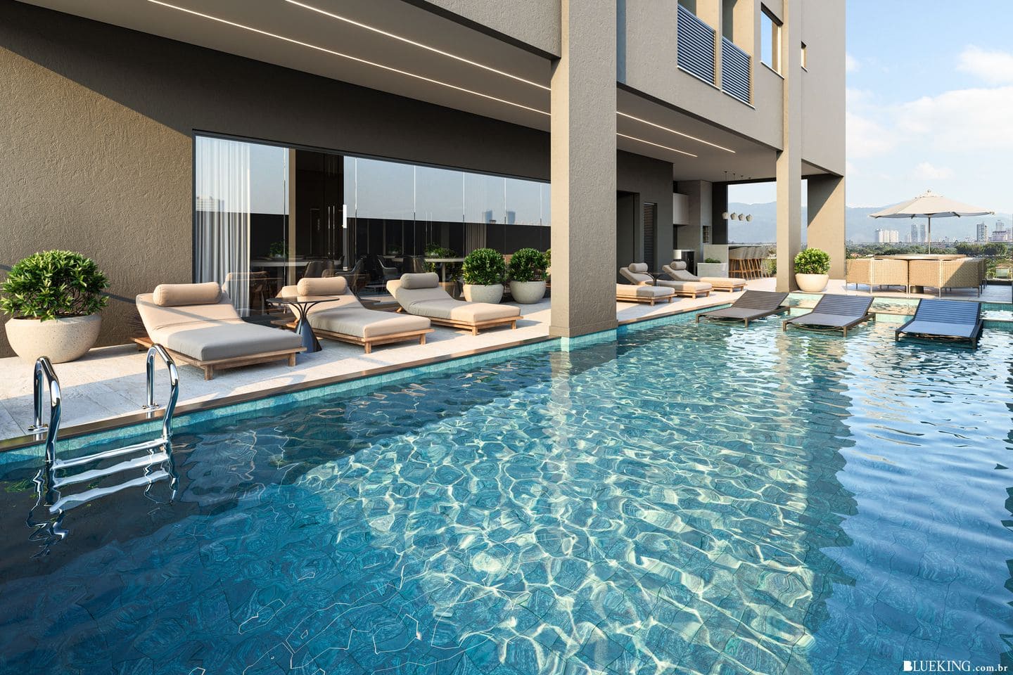Render 1 do Clara Palace em Porto Belo SC