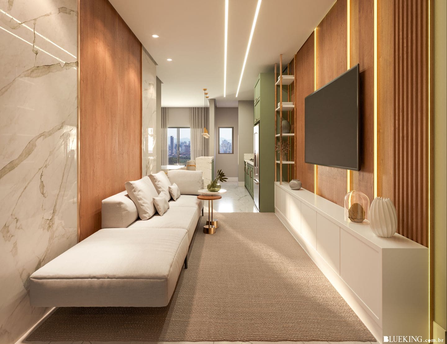 Render 4 do Clara Palace em Porto Belo SC