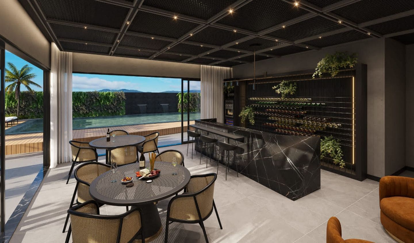 Area de lazer 1 do Downtown Boulevard em Porto Belo SC