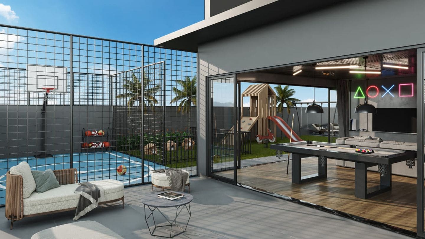 Render 1 do Downtown Boulevard em Porto Belo SC