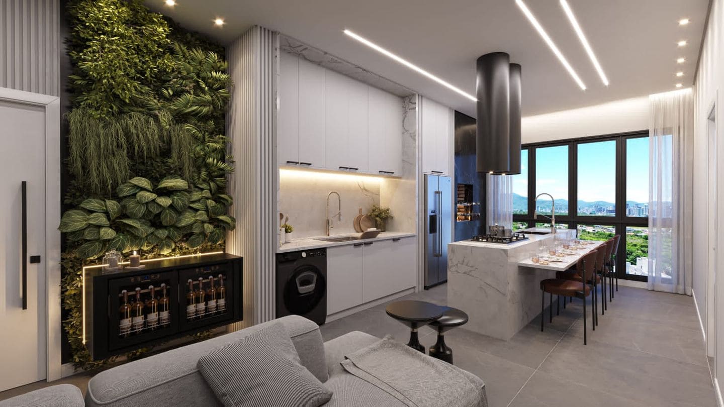 Render 4 do Downtown Boulevard em Porto Belo SC