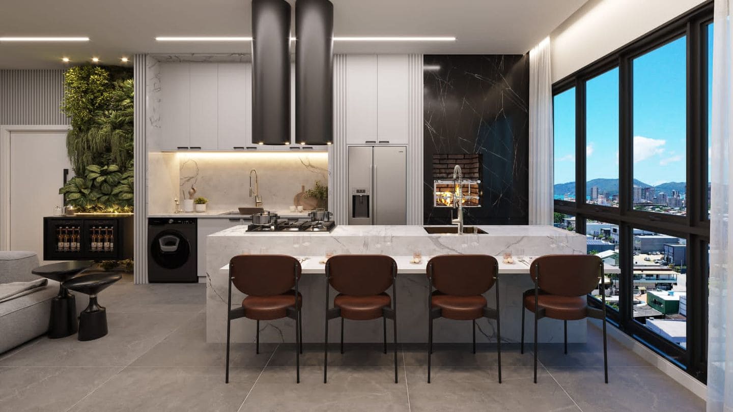 Render 5 do Downtown Boulevard em Porto Belo SC