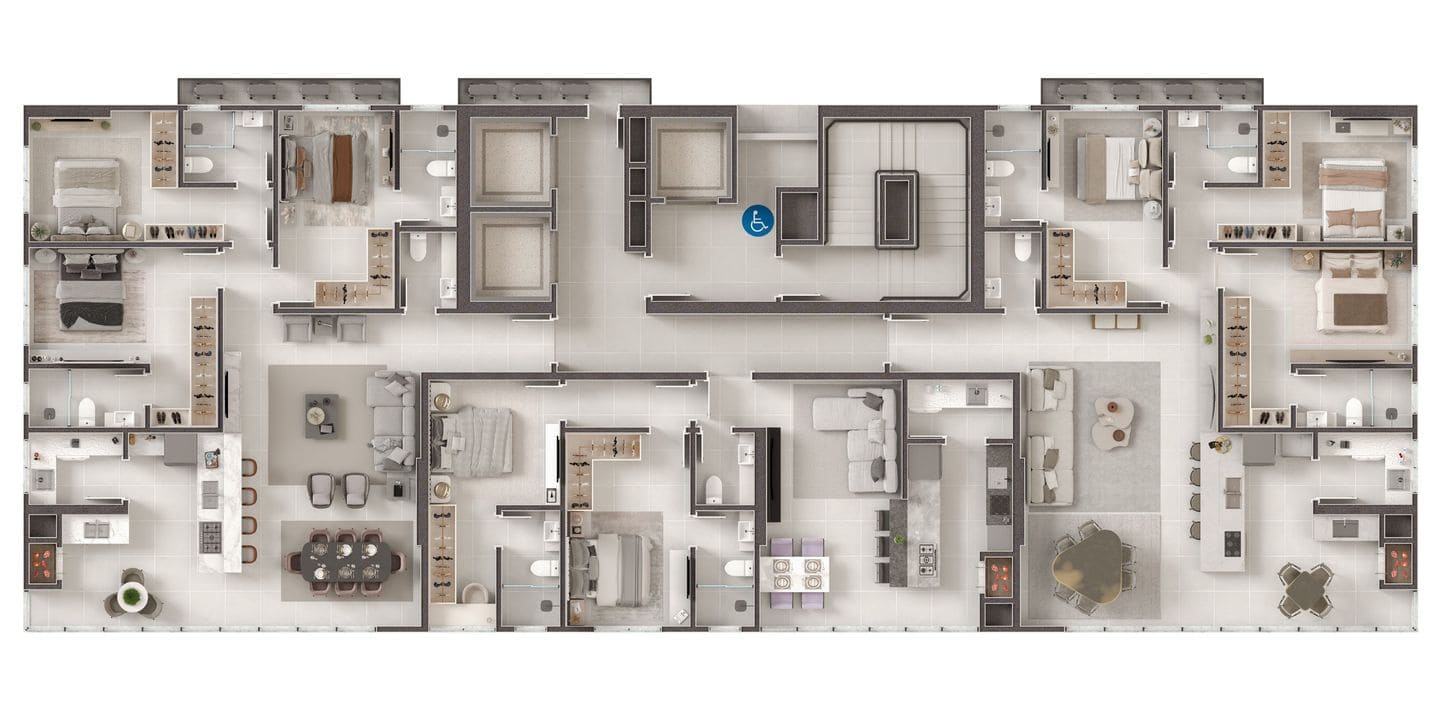 Planta 2 do Edifício Ávira em Porto Belo SC