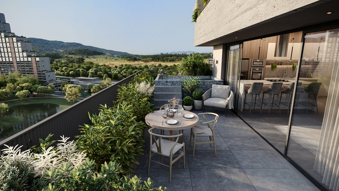 Render 5 do Edifício Vértice Vivapark em Porto Belo SC
