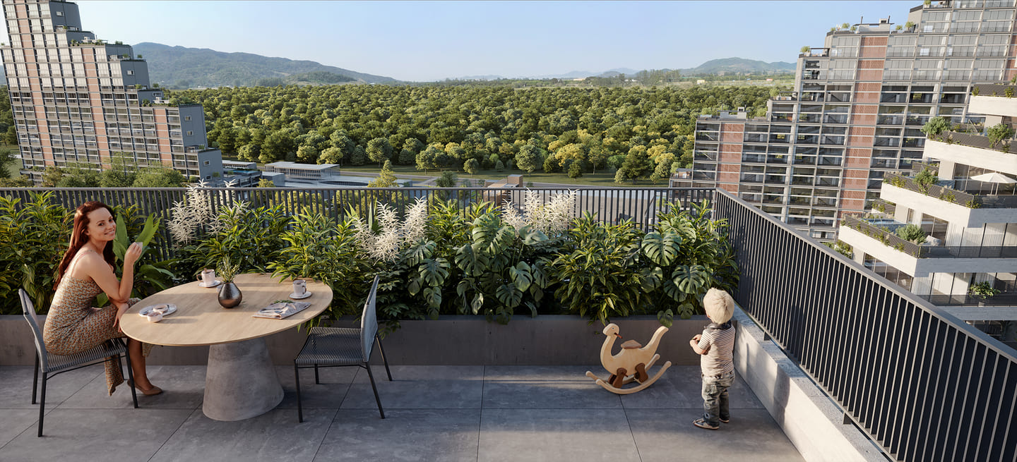 Render 6 do Edifício Vértice Vivapark em Porto Belo SC