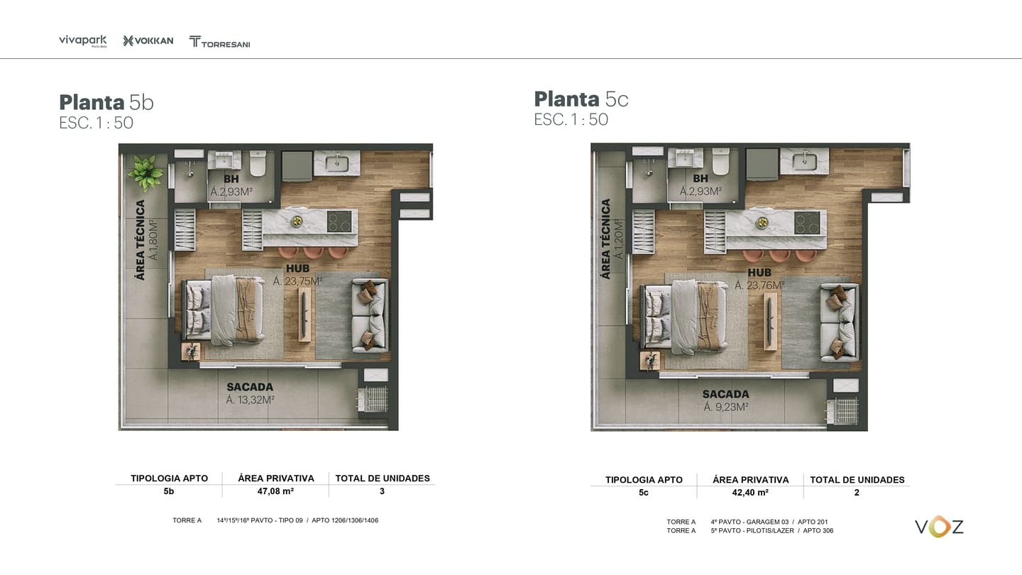 Planta 12 do Edifício Voz Vivapark em Porto Belo SC