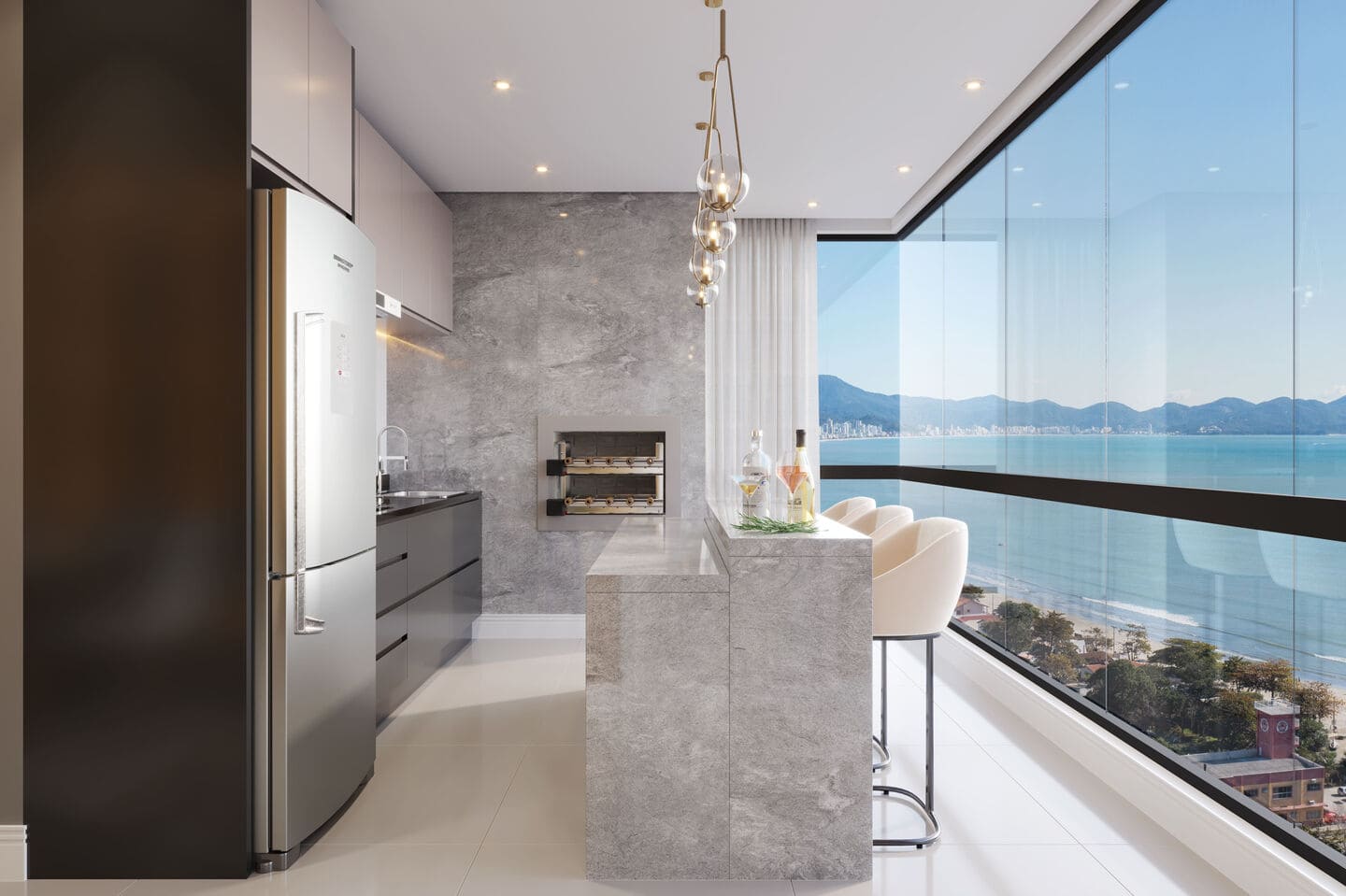 Render 3 do El Chai Residence em Porto Belo SC