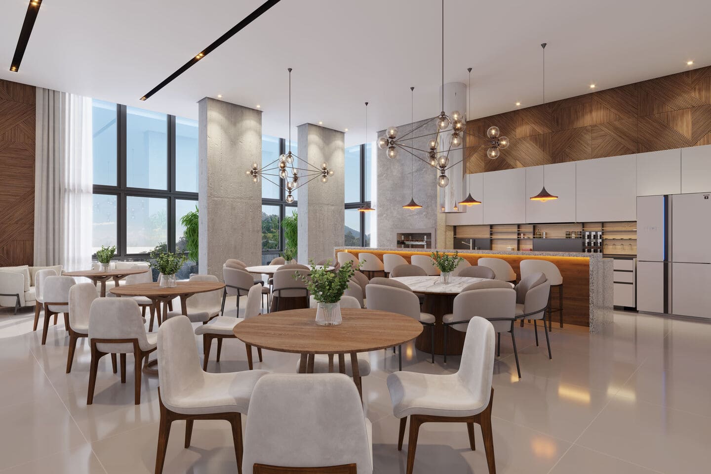 Area de lazer 2 do El Chai Residence em Porto Belo SC