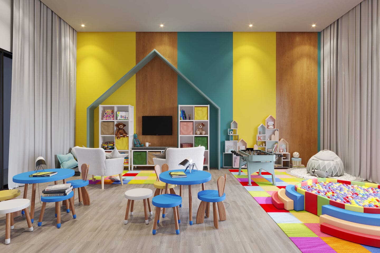 Area de lazer 5 do El Chai Residence em Porto Belo SC