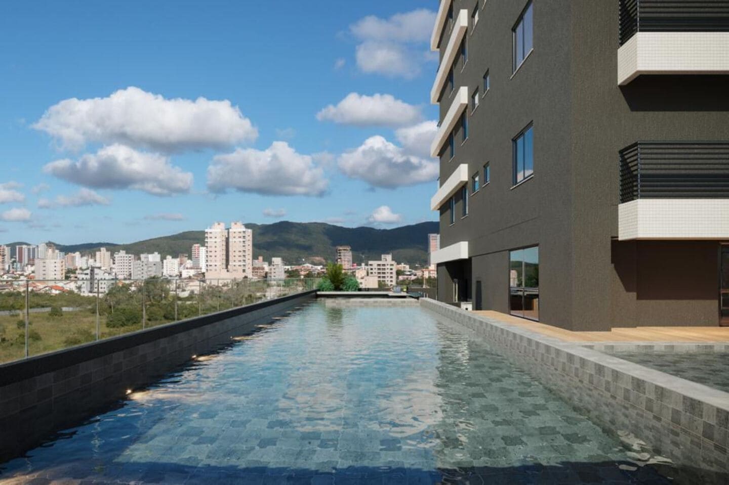 Area de lazer 1 do El Shaddai Residence em Porto Belo SC
