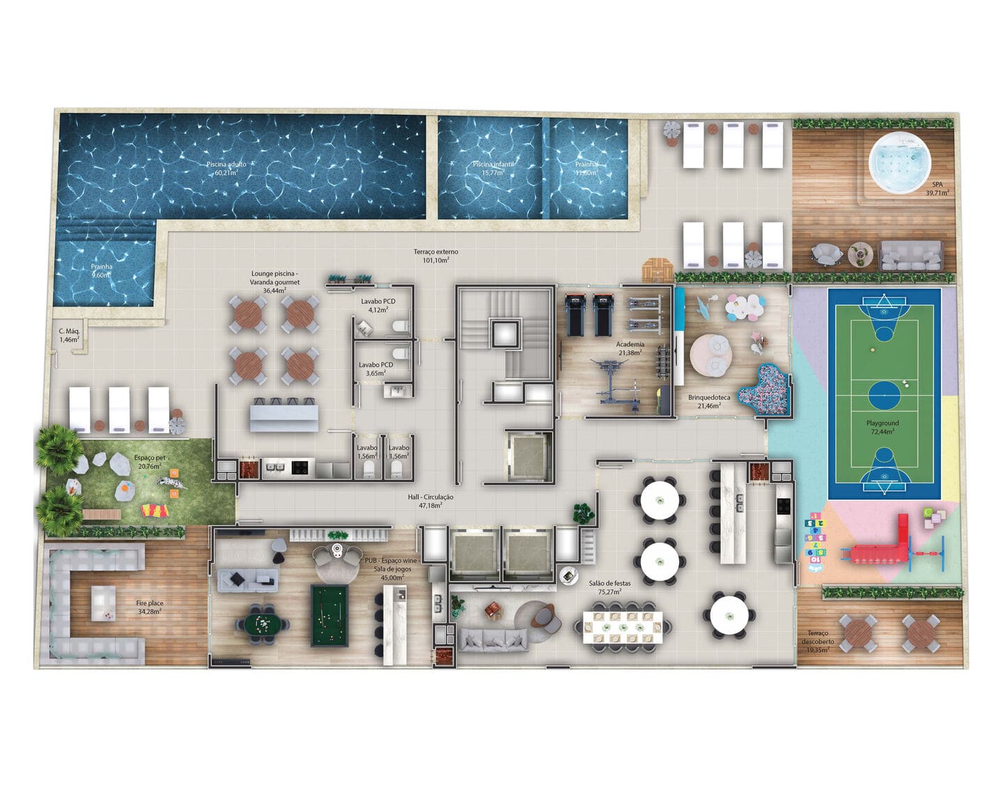 Planta 2 do Elon Residence em Porto Belo SC