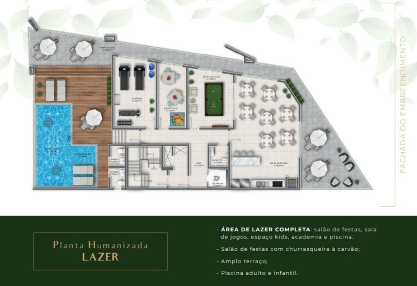 Planta 3 do Encante Residencial em Porto Belo SC