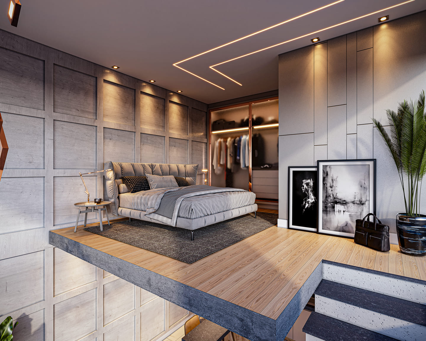 Render 3 do Firenze Tower em Porto Belo SC
