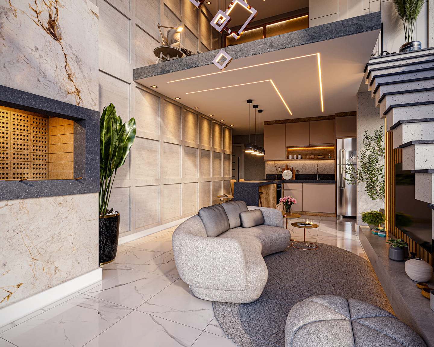 Render 6 do Firenze Tower em Porto Belo SC