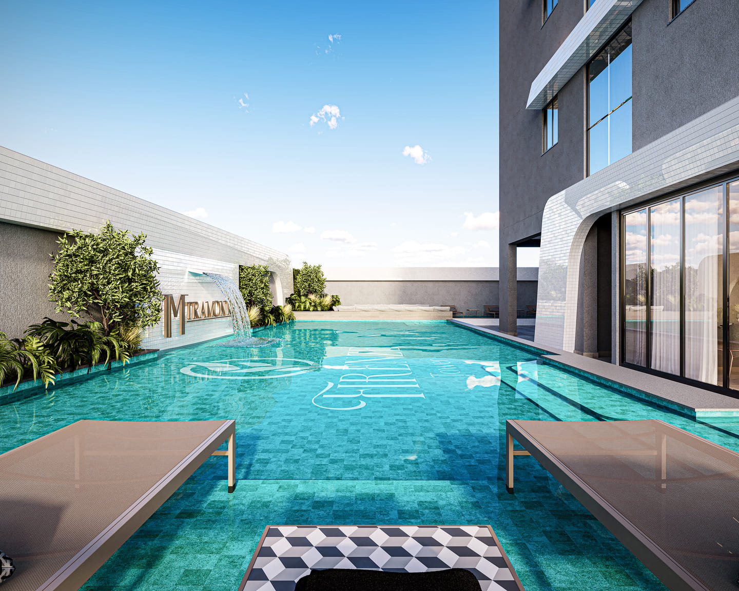 Area de lazer 5 do Firenze Tower em Porto Belo SC