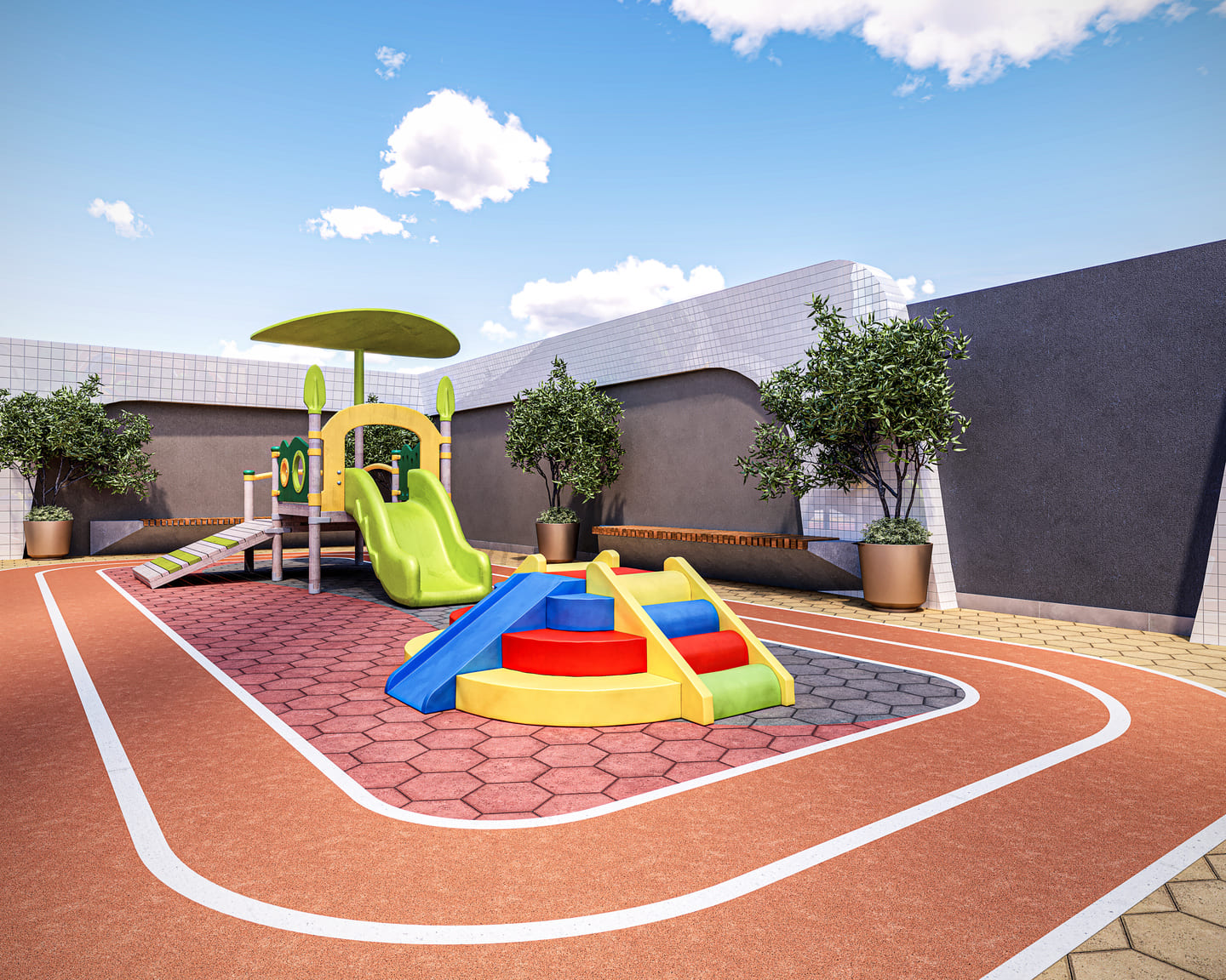 Area de lazer 4 do Firenze Tower em Porto Belo SC