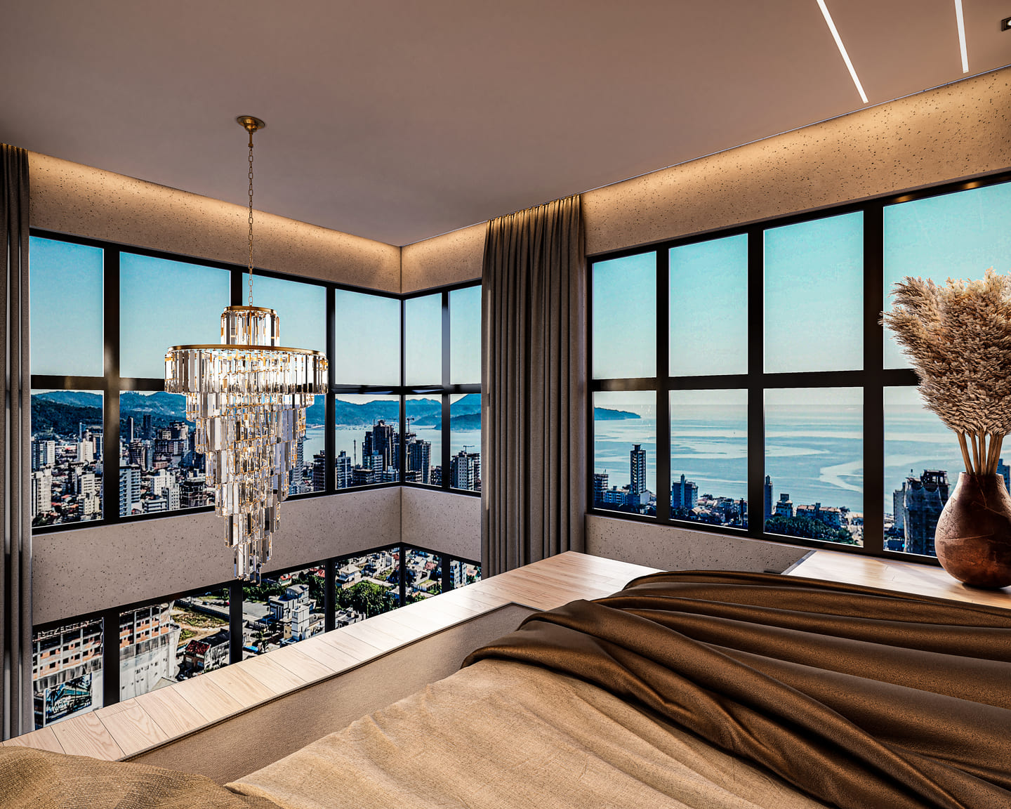 Render 2 do Firenze Tower em Porto Belo SC