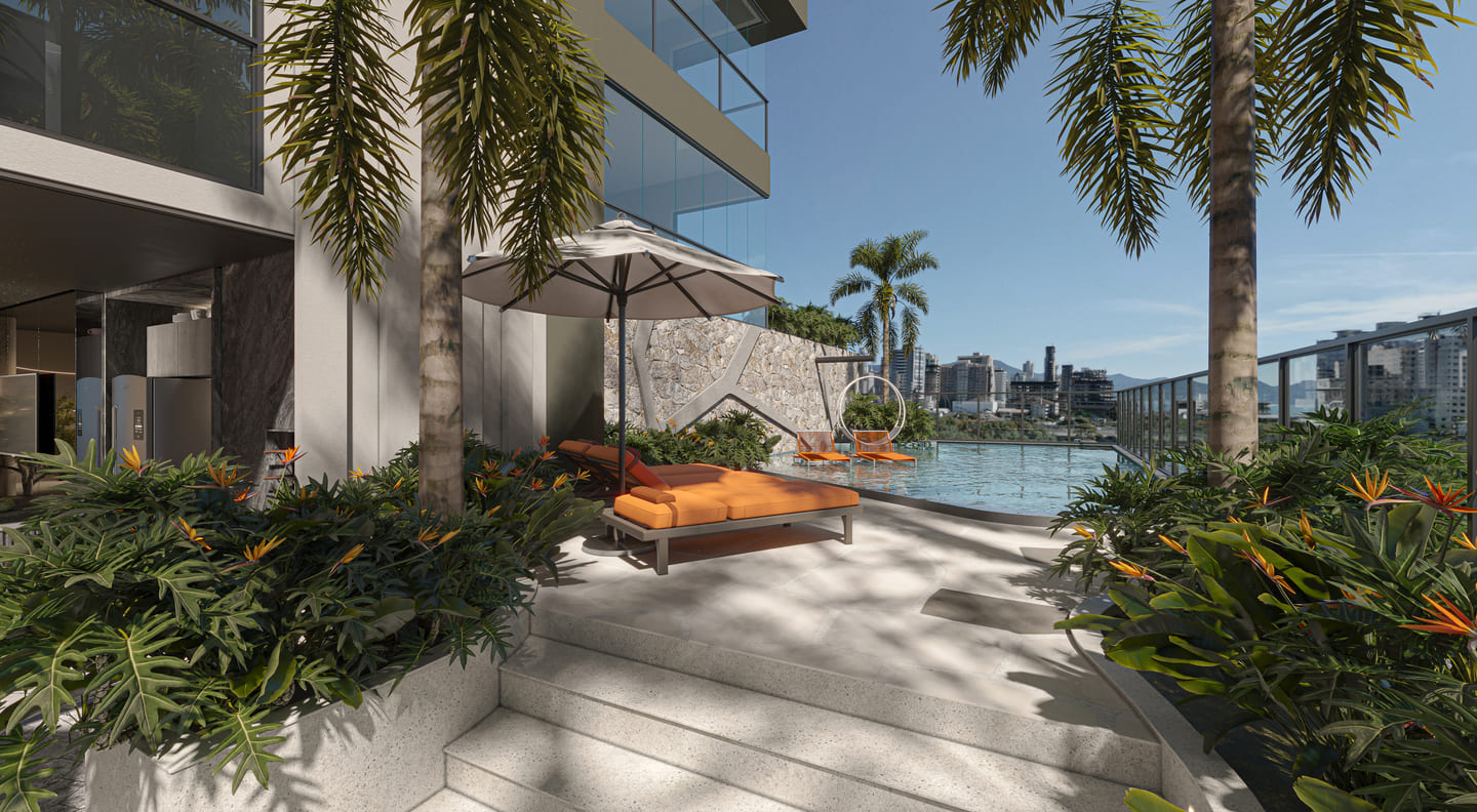 Area de lazer 2 do Flora em Porto Belo SC