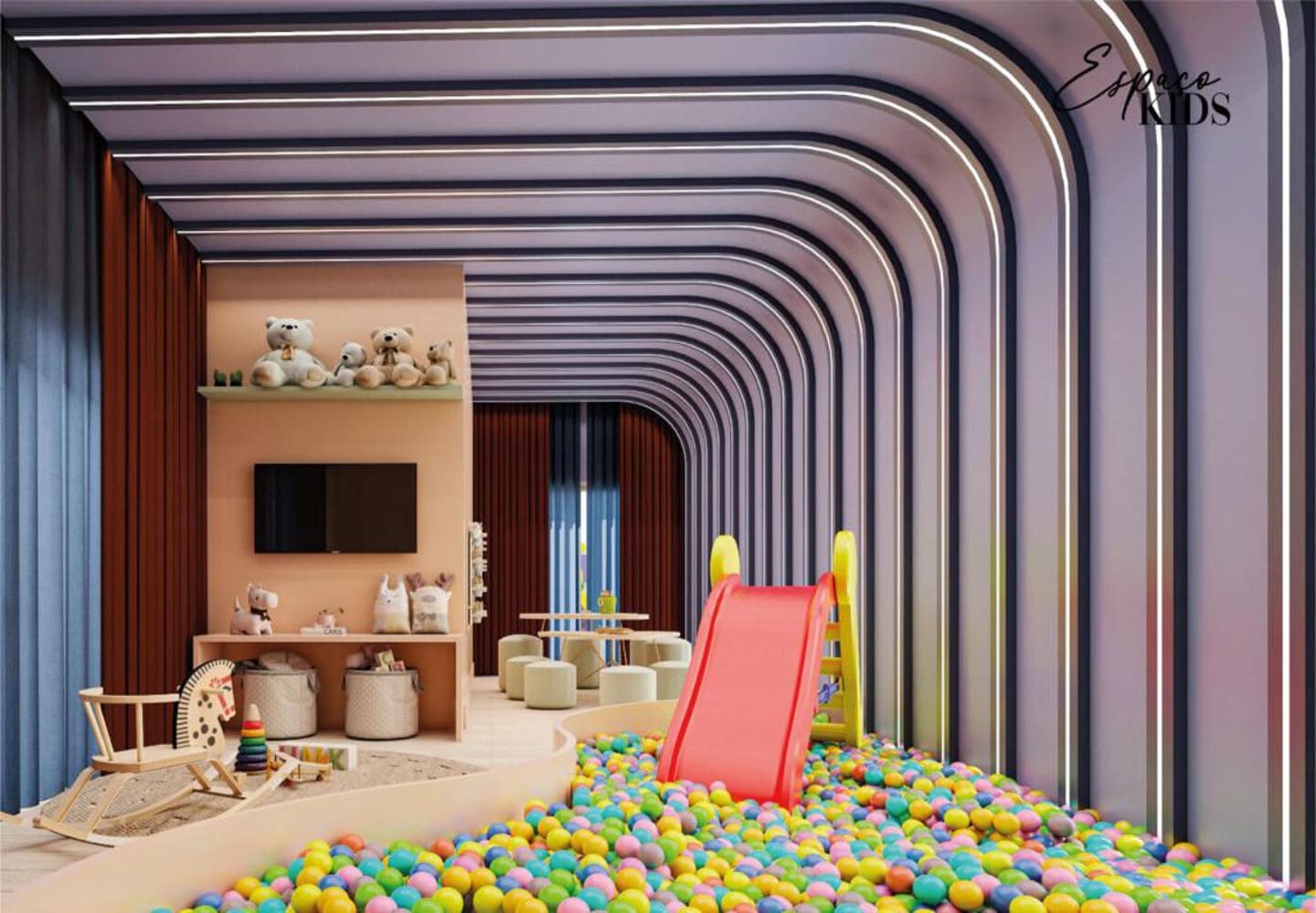 Area de lazer 9 do Grand Imperium Residence em Porto Belo SC