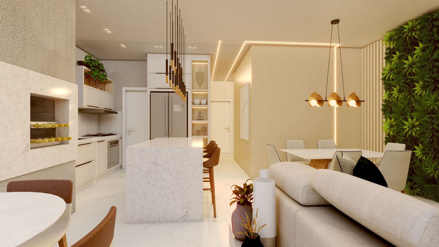 Render 3 do Grand Sublime Residence em Porto Belo SC