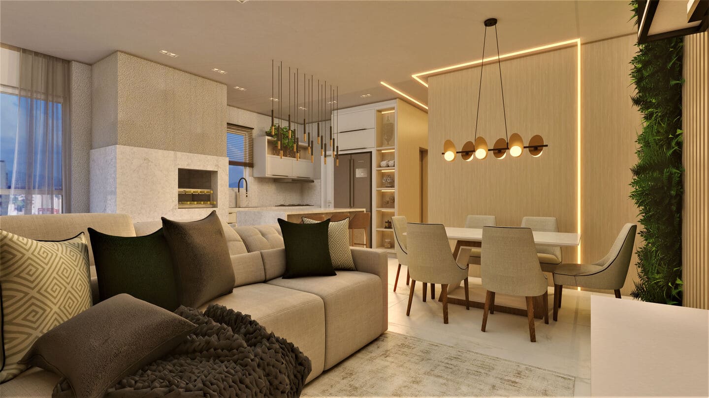 Render 2 do Grand Sublime Residence em Porto Belo SC