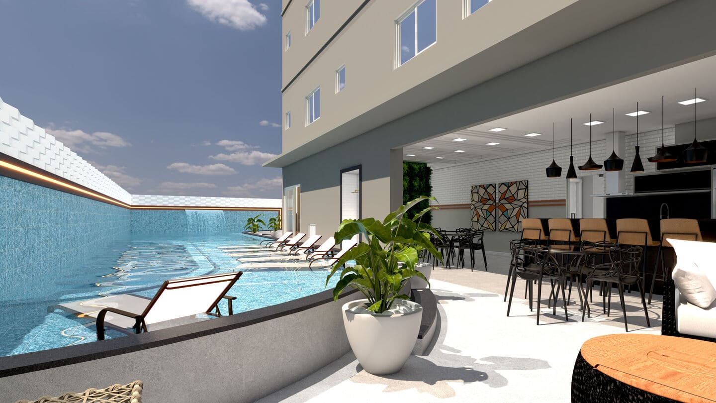 Render 1 do Grand Sublime Residence em Porto Belo SC