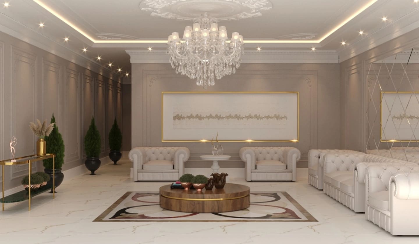 Lobby do Heritage Residence em Porto Belo SC