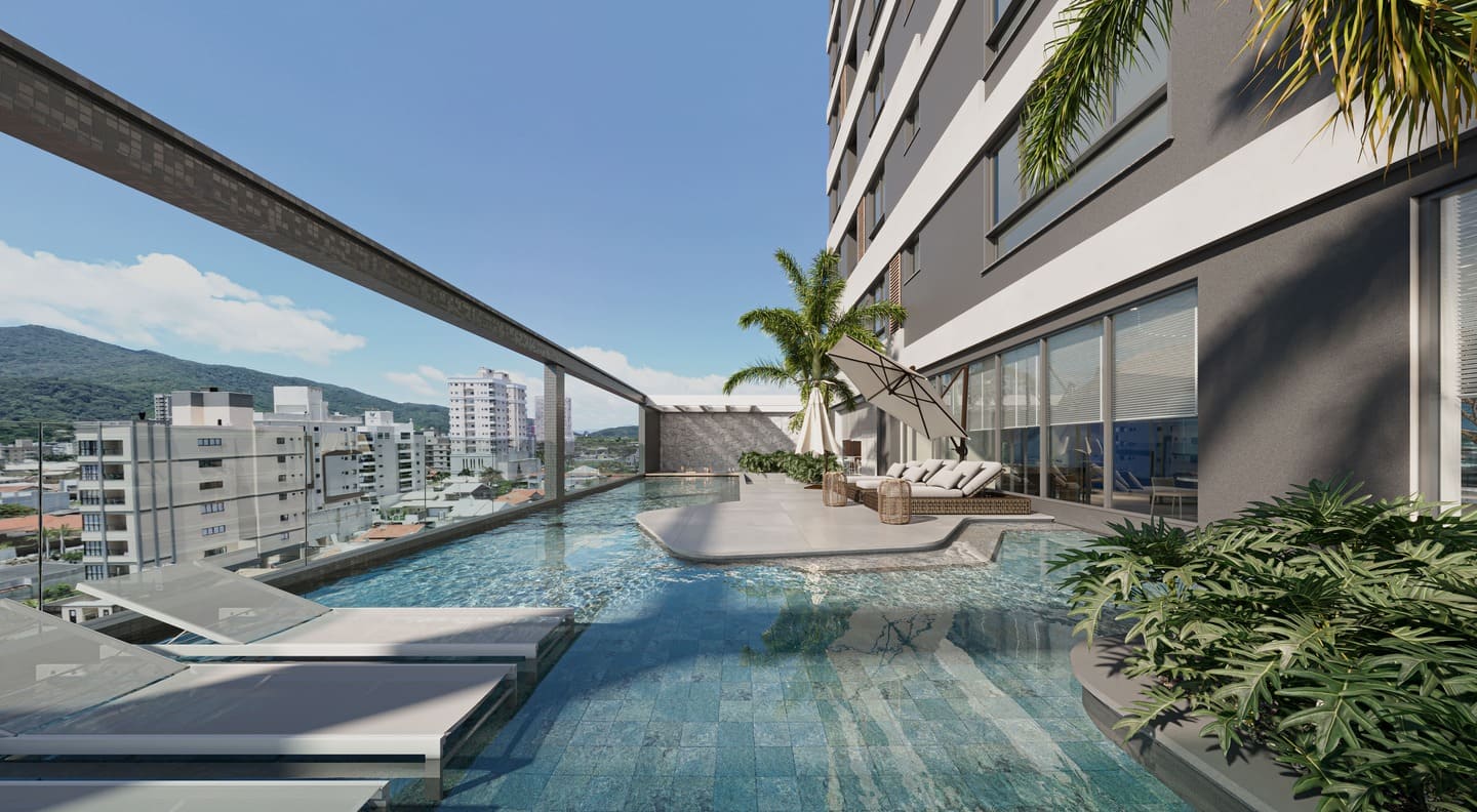 Area de lazer 1 do Hara Tower em Porto Belo SC