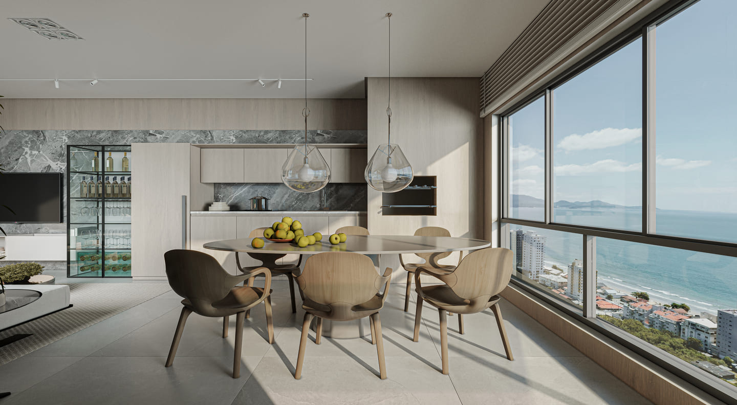 Render 9 do Hara Tower em Porto Belo SC