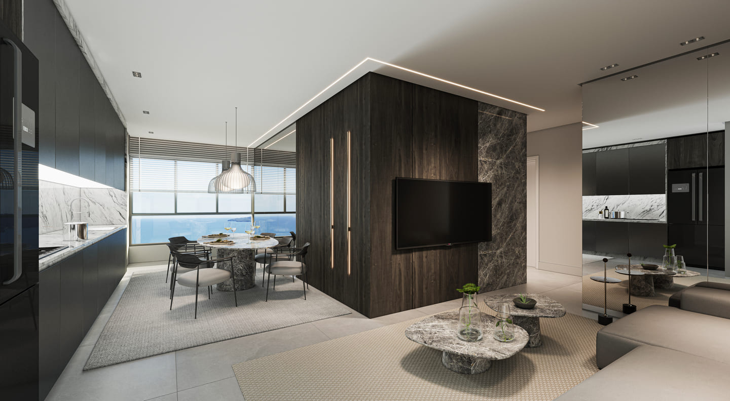 Render 8 do Hara Tower em Porto Belo SC