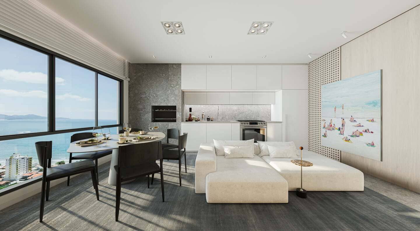 Render 2 do Hara Tower em Porto Belo SC