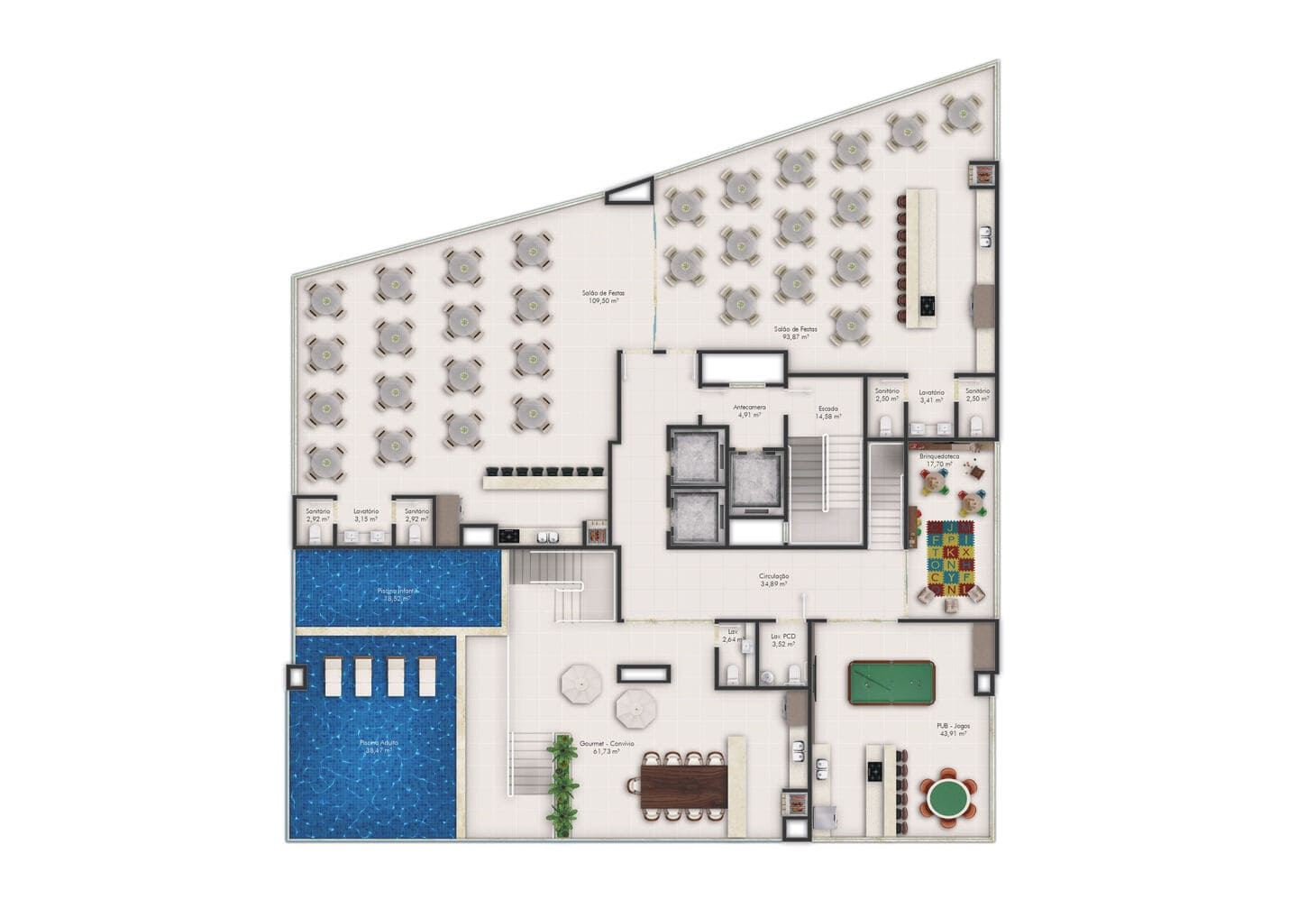 Planta 3 do Helsinki Home em Porto Belo SC