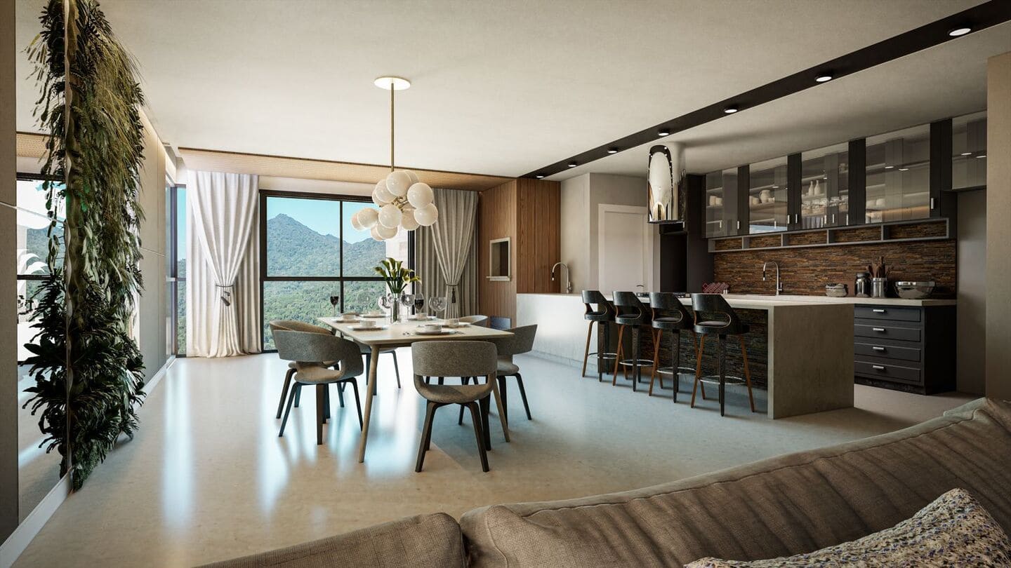 Render 4 do Houston House em Porto Belo SC