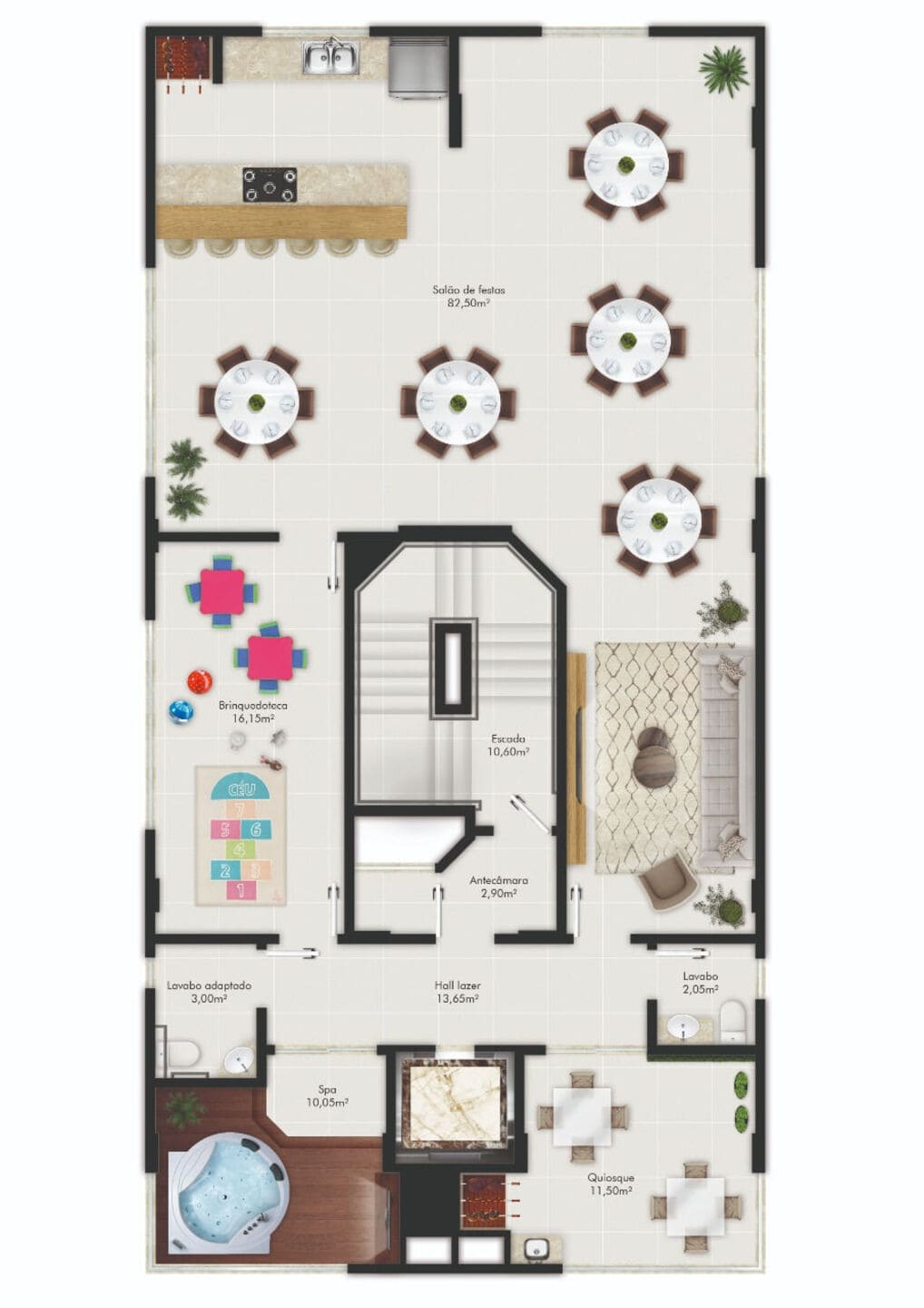 Planta 2 do Illuminé Residence em Porto Belo SC