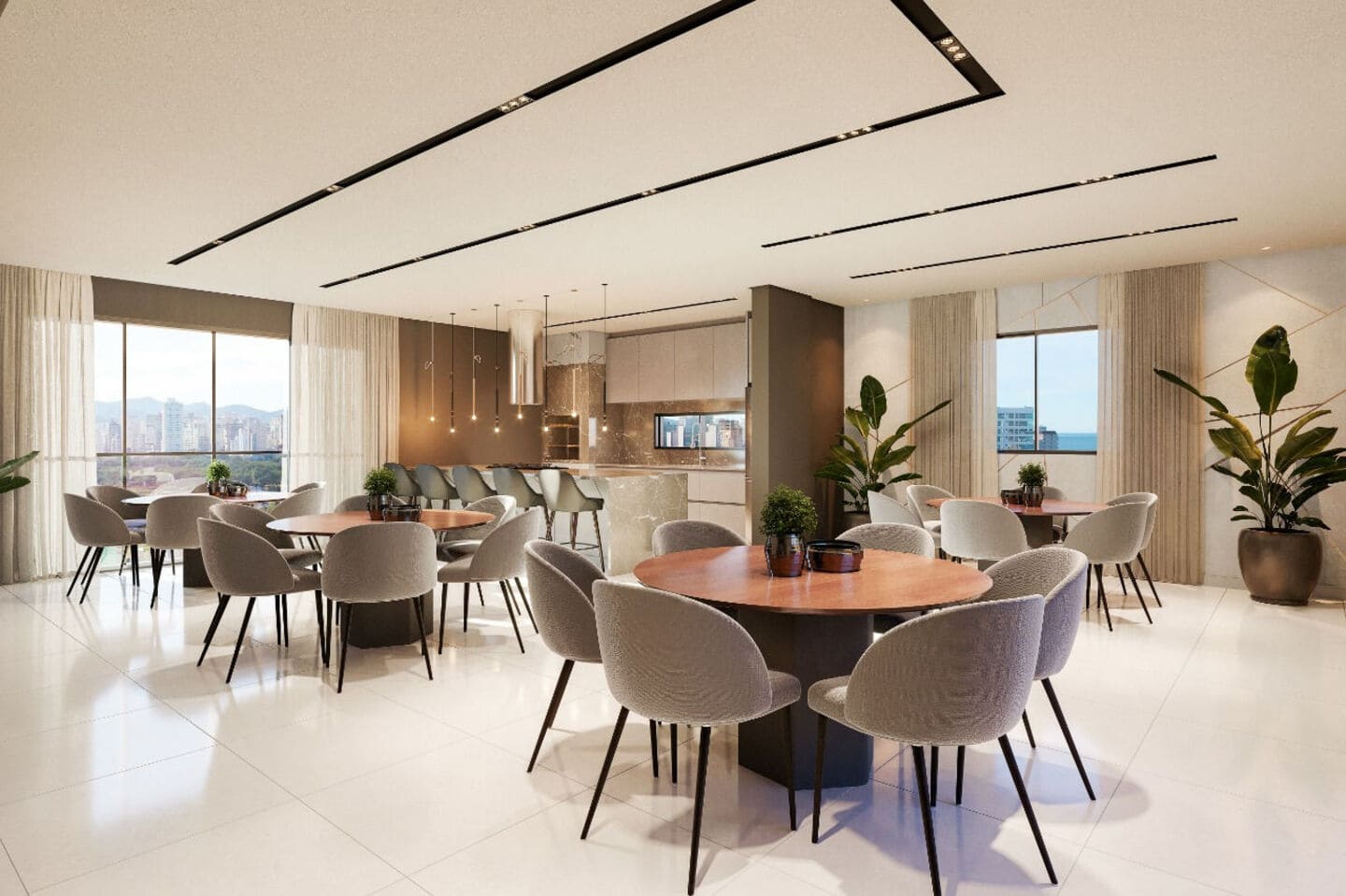 Area de lazer 1 do Illuminé Residence em Porto Belo SC