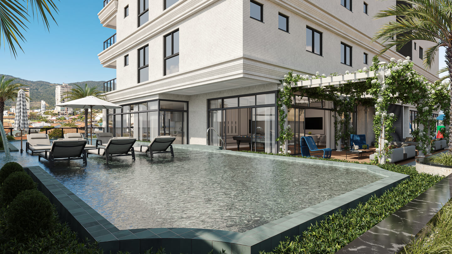Render 1 do Kensington Palace em Porto Belo SC