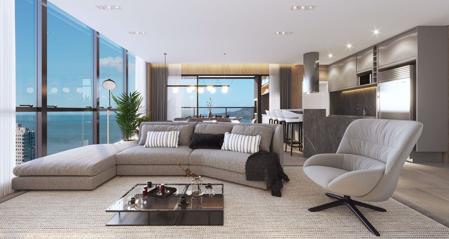 Render 18 do L’Essence Residence em Porto Belo SC