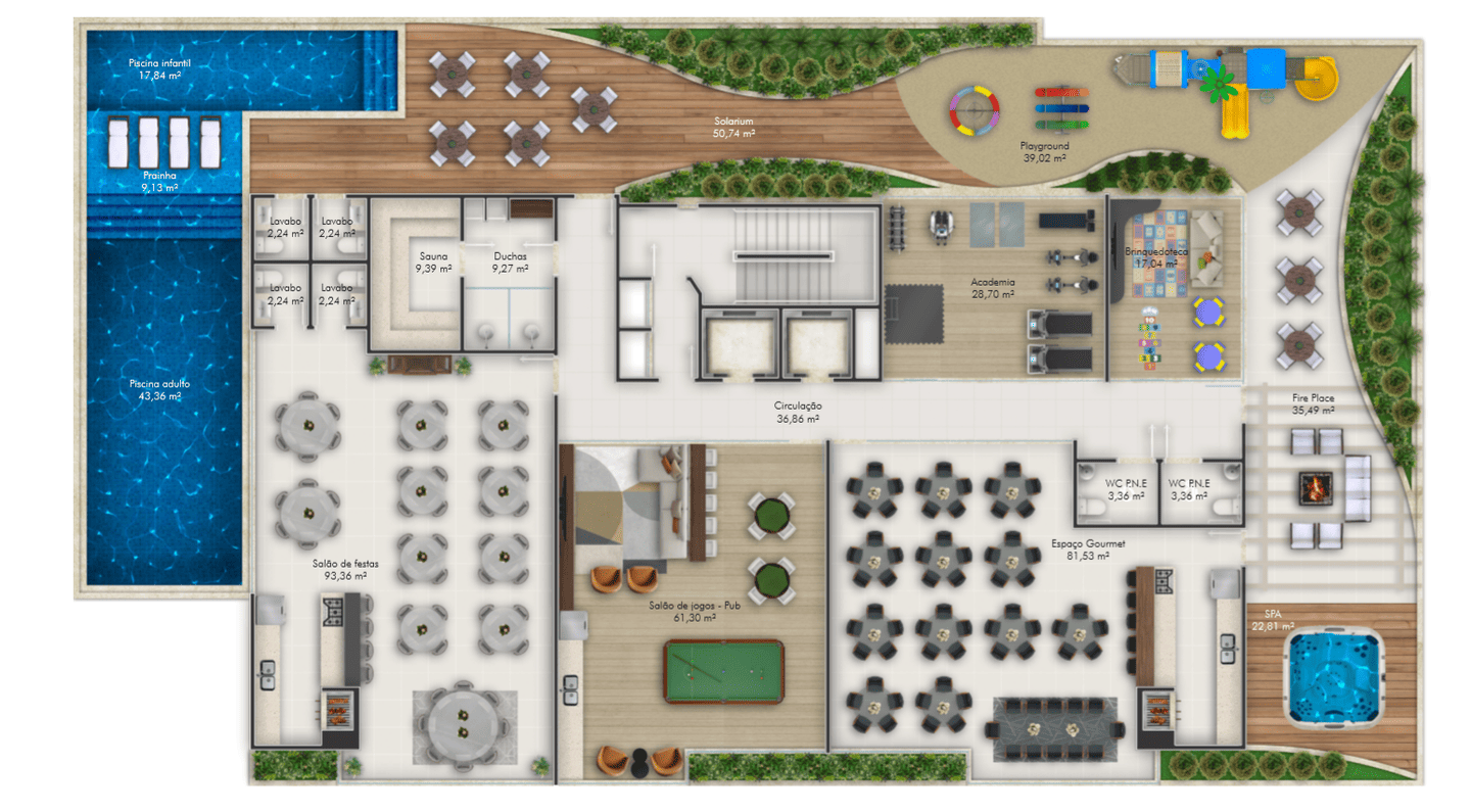 Planta 8 do La Spezia Residenziale em Porto Belo SC