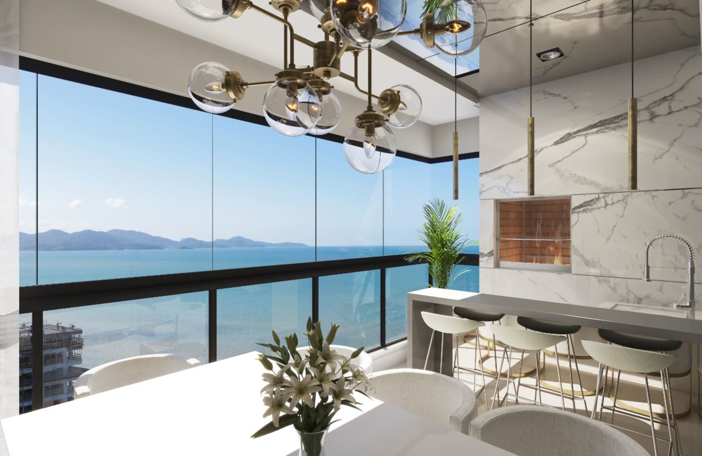Render 1 do La Spezia Residenziale em Porto Belo SC