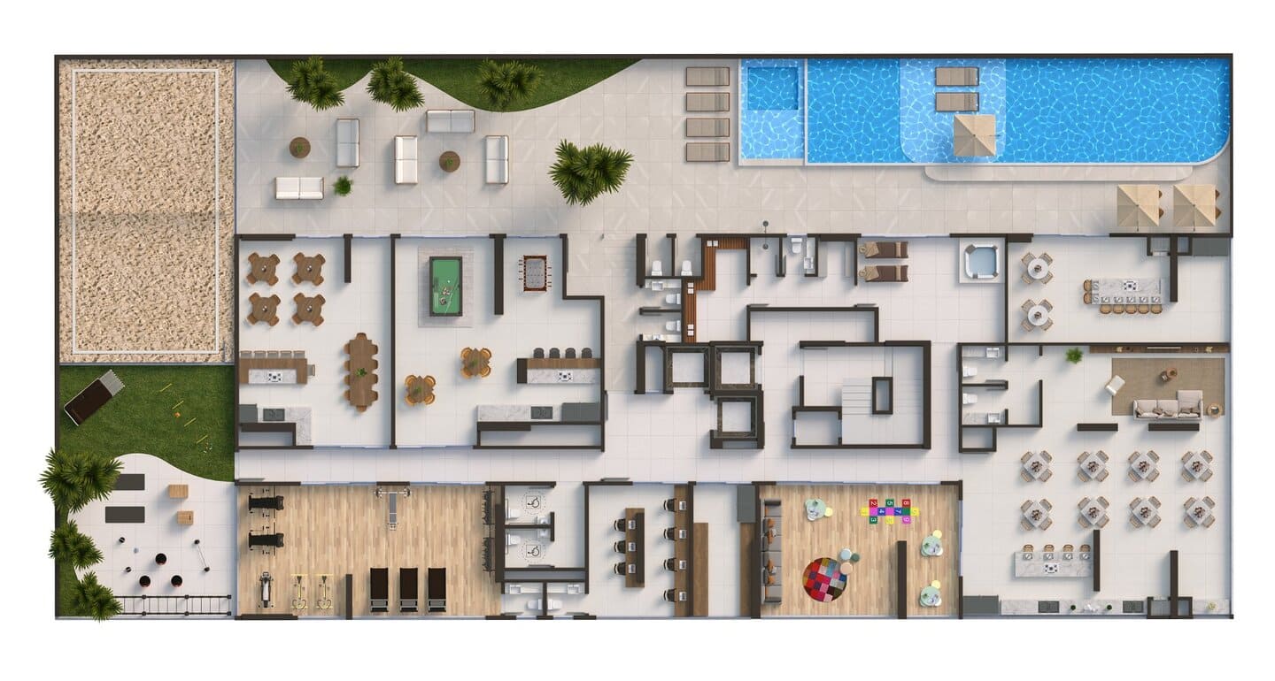 Planta 2 do La Vie em Porto Belo SC